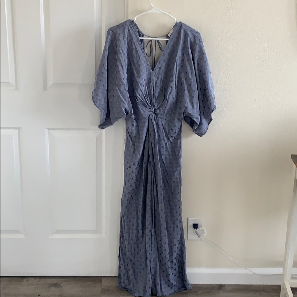 Vici Collection Polka Dot Twist Jumpsuit